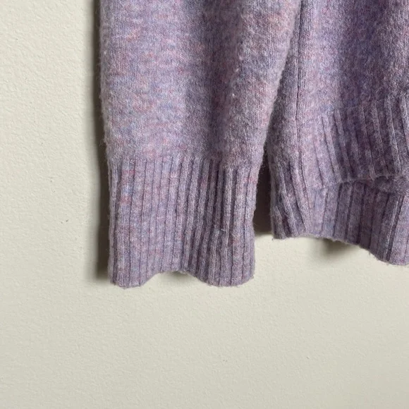 J.Crew Purple Turtleneck Sweater - Picture 2 of 5